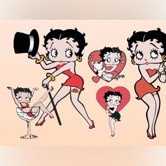 NEW: Betty Boop Vintage Graphic Tee Shirt - Picture 8 of 8